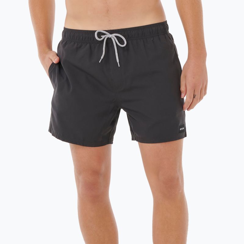 Men's Rip Curl Offset Volley swim shorts black CBOLQ4 4