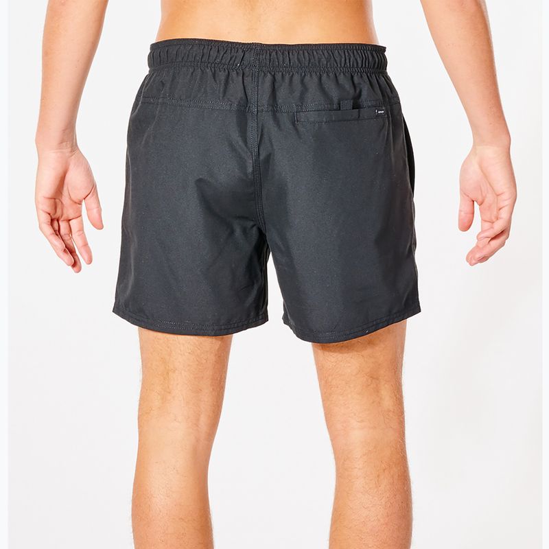 Men's Rip Curl Offset Volley swim shorts black CBOLQ4 2