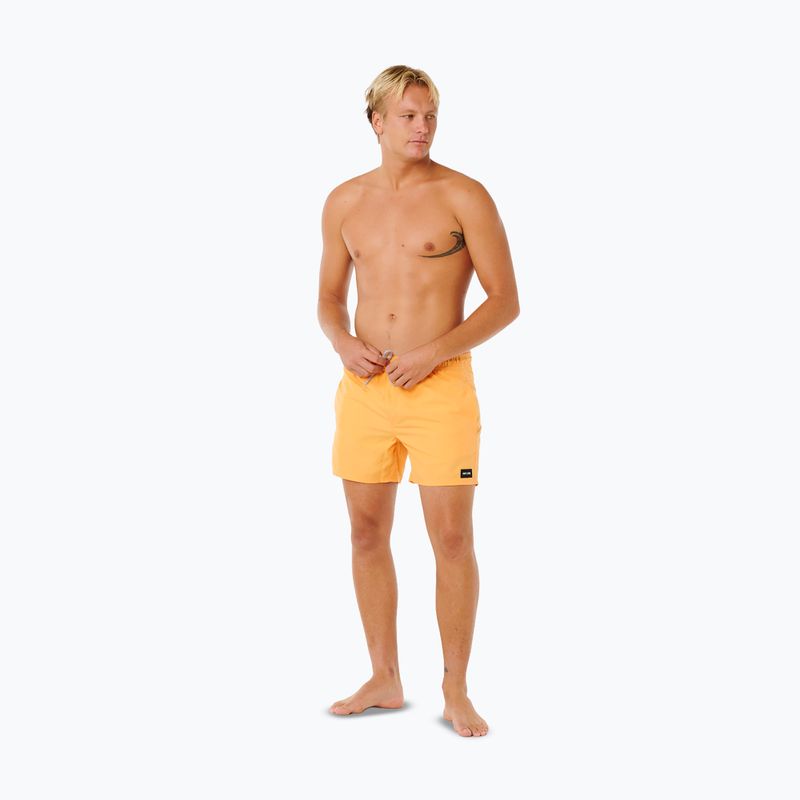 Men's swim shorts Rip Curl Offset Volley bright orange 2