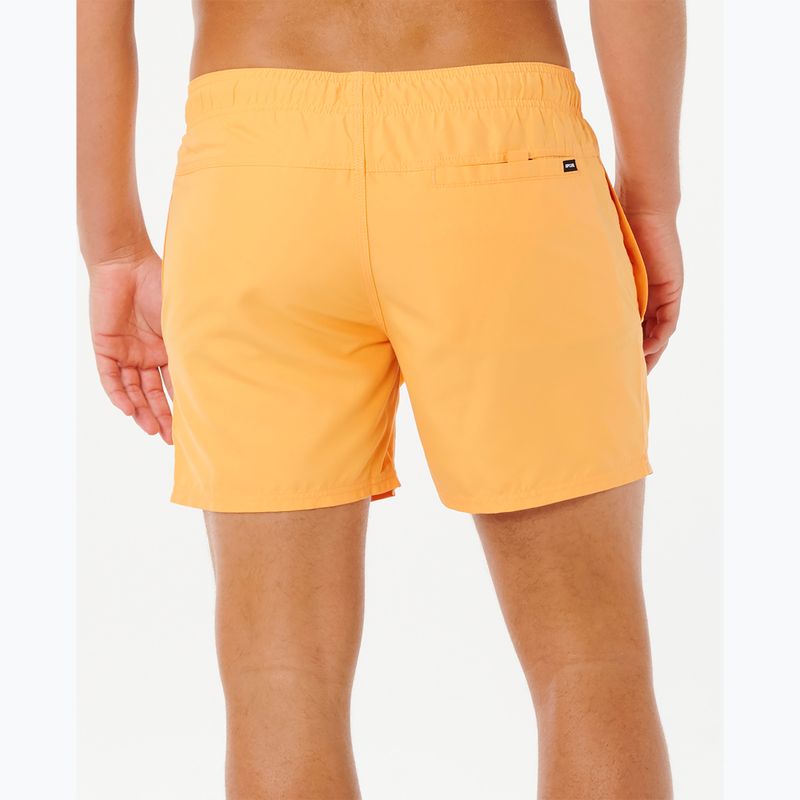 Men's swim shorts Rip Curl Offset Volley bright orange 3