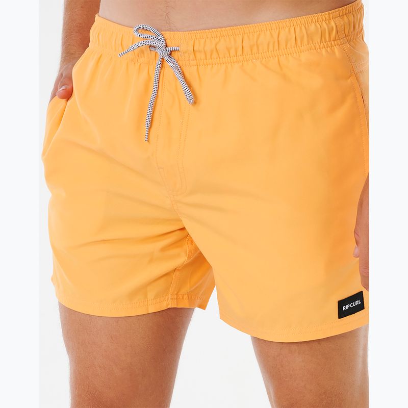 Men's swim shorts Rip Curl Offset Volley bright orange 5