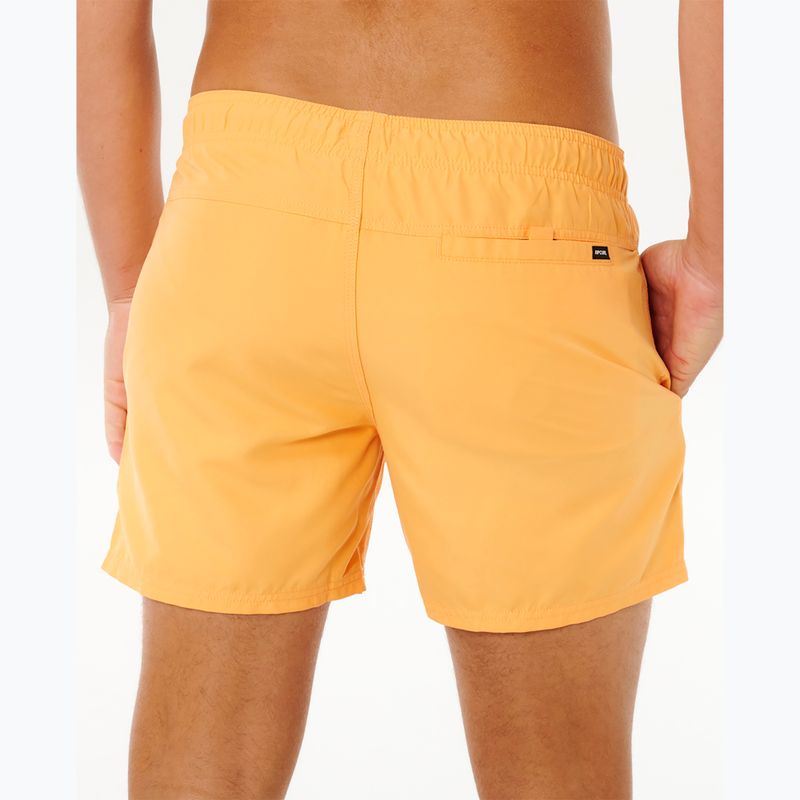 Men's swim shorts Rip Curl Offset Volley bright orange 6