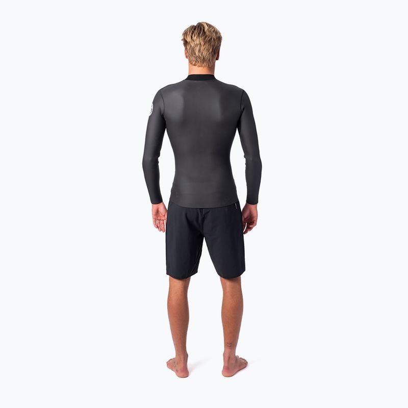 Rip Curl Dawn Patrol men's neoprene t-shirt 1.5m black WVE9MM 3