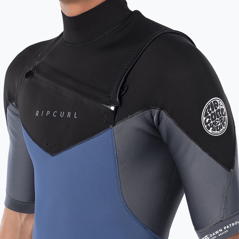 Men's Rip Curl Dawn Patrol Perf 2/2 mm Blue WSM9YM Swim Foam 3