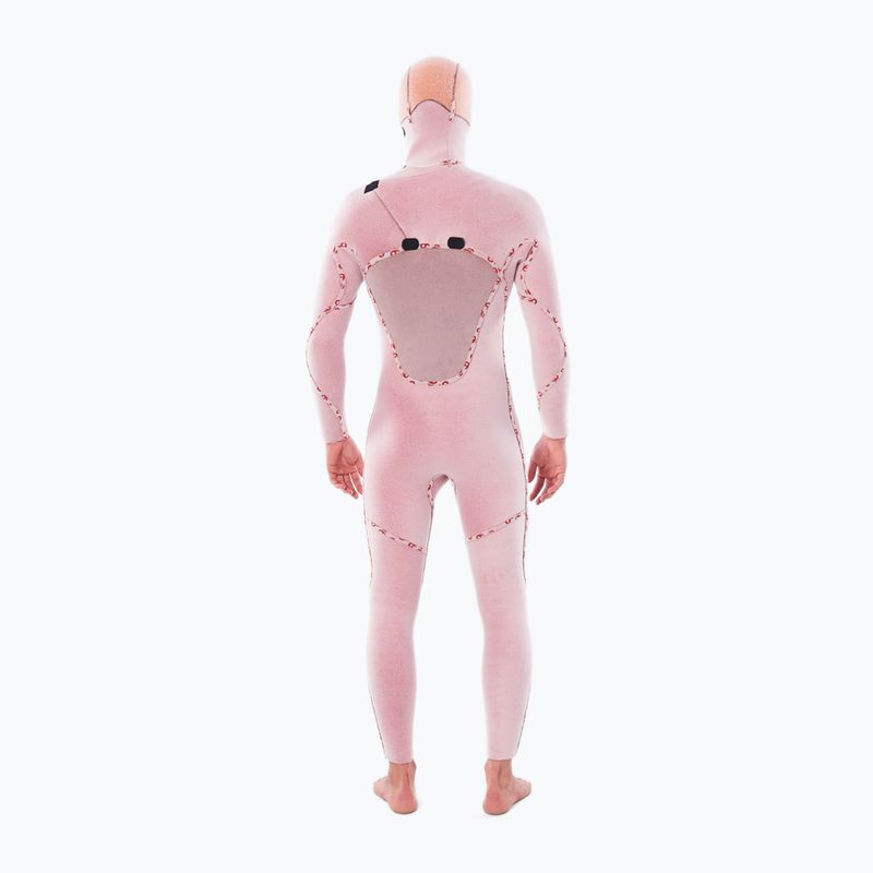 Men's wetsuit Rip Curl Flashbomb 5/4mm Hooded Chest Zip black 5