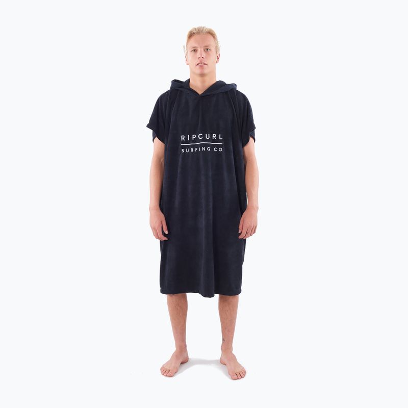 Men's Rip Curl Mix Up Hooded Towel black CTWAH9 poncho
