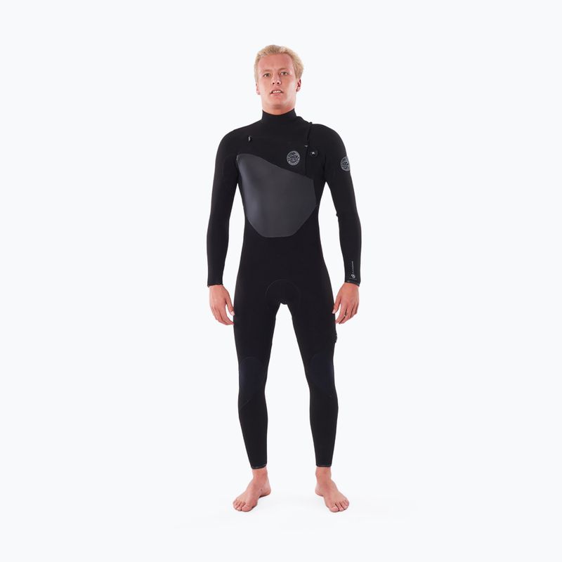 Rip Curl Flashbomb men's 4/3 mm black/grey wetsuit WSTYNF