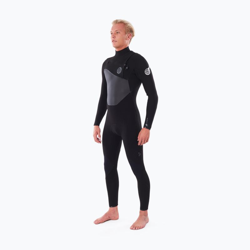 Rip Curl Flashbomb men's 4/3 mm black/grey wetsuit WSTYNF 2