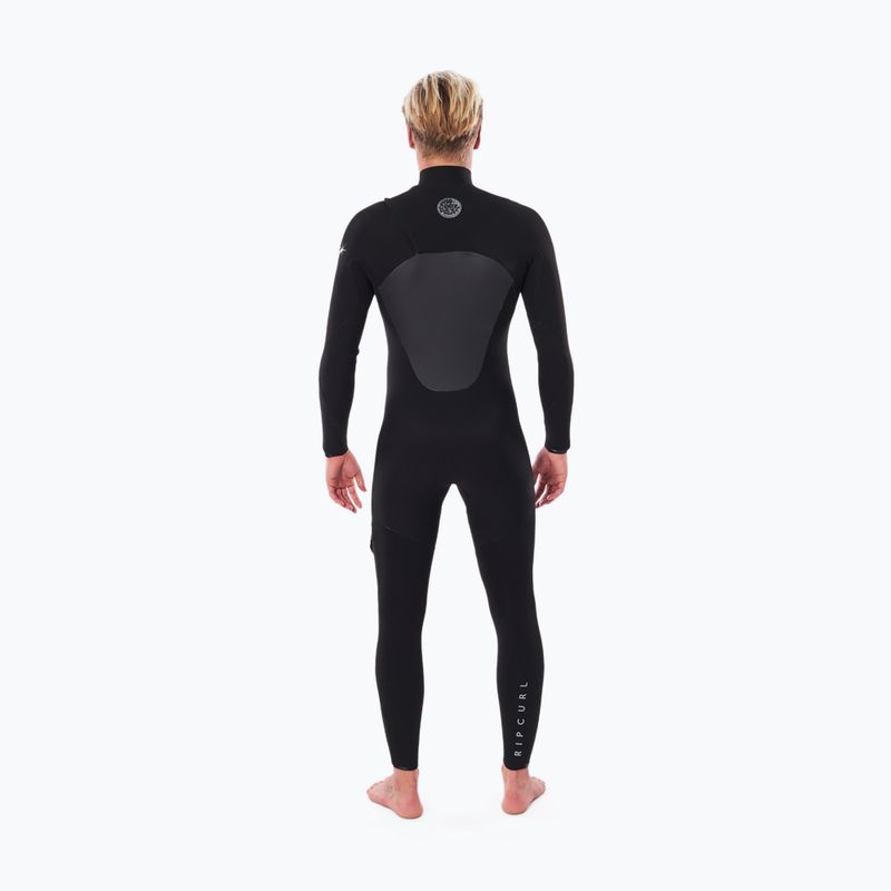 Rip Curl Flashbomb men's 4/3 mm black/grey wetsuit WSTYNF 3