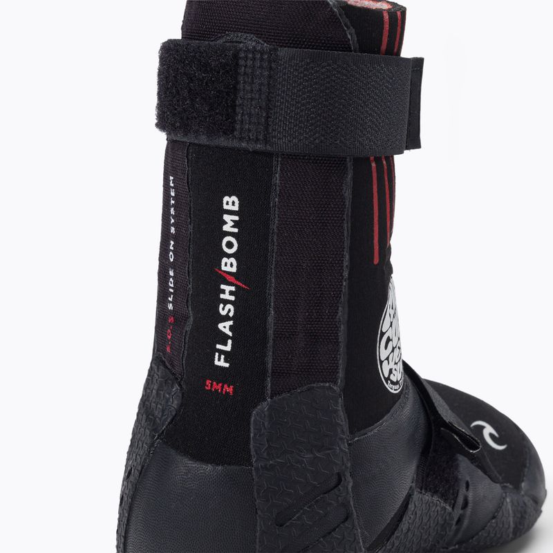 Rip Curl Flashbomb Round Toe 90 5mm black WBOYCF neoprene shoes 8