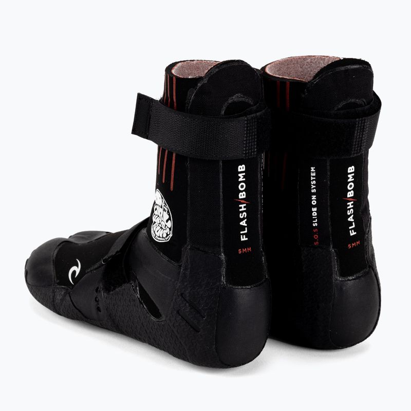 Rip Curl Flashbomb Hid.Split/Toe 90 5mm neoprene shoes black WBOYIF 3