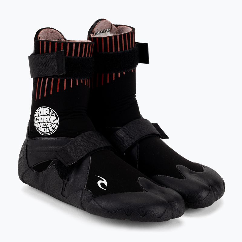 Rip Curl Flashbomb Hid.Split/Toe 90 5mm neoprene shoes black WBOYIF 5