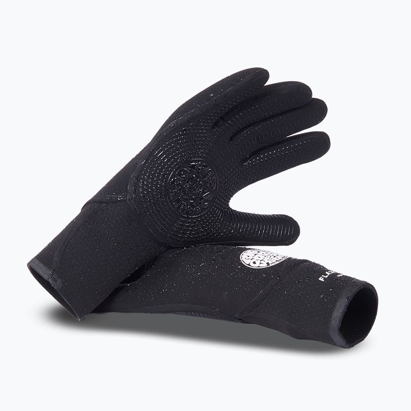 Neoprene gloves Rip Curl Flashbomb 5/3 mm 5 Finger black
