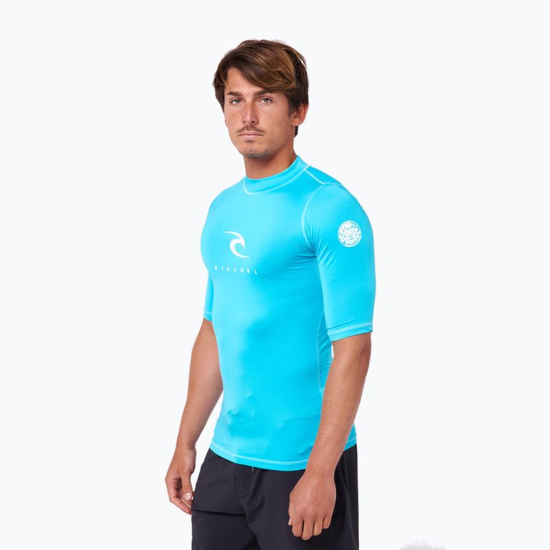 Rip Curl Corps men's swim shirt blue WLE3KM