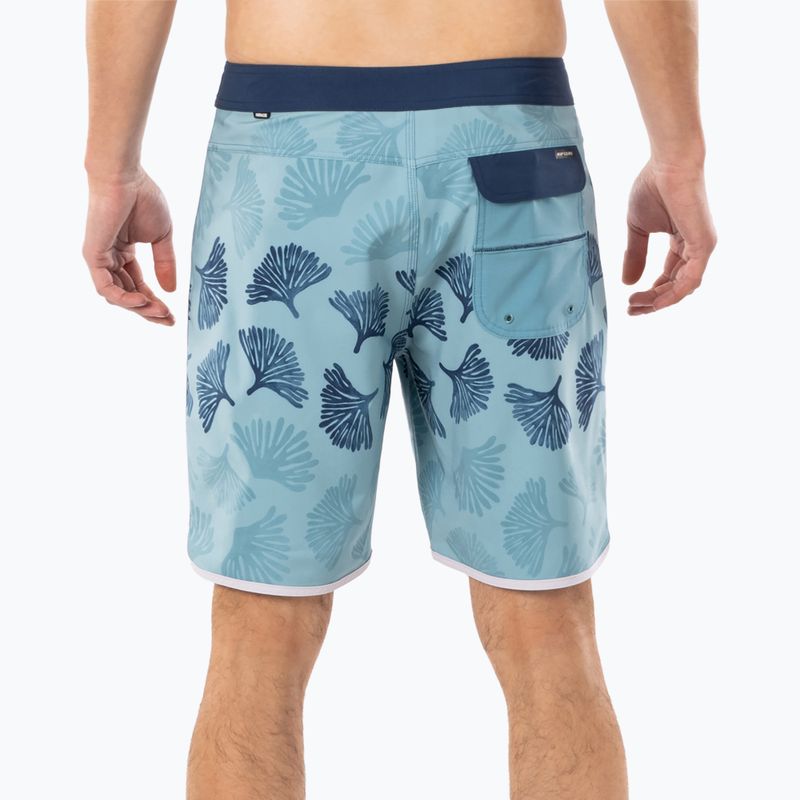 Rip Curl men's Mirage Owen Saltwater Culture 19" dark teal swim shorts 3