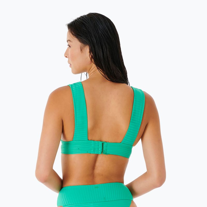 Rip Curl Premium Surf Deep V 60 green swimsuit top GSIFN9 2