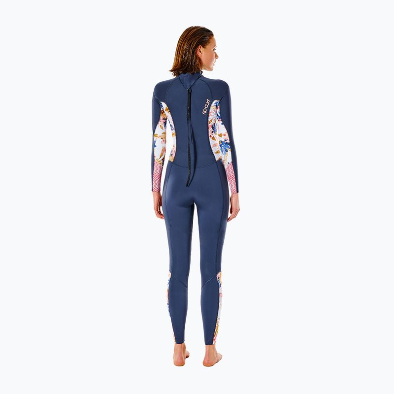 Rip Curl Dawn Patrol women's 4/3 mm navy blue WSM9HS wetsuit 2
