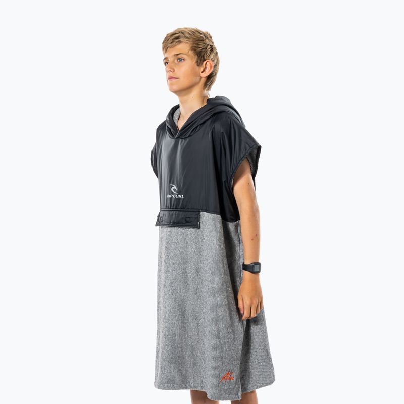 Rip Curl Anti-Series 97 children's poncho black/grey KTWBB9 5