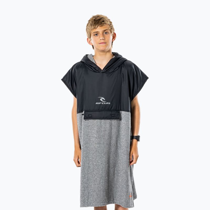 Rip Curl Anti-Series 97 children's poncho black/grey KTWBB9 6