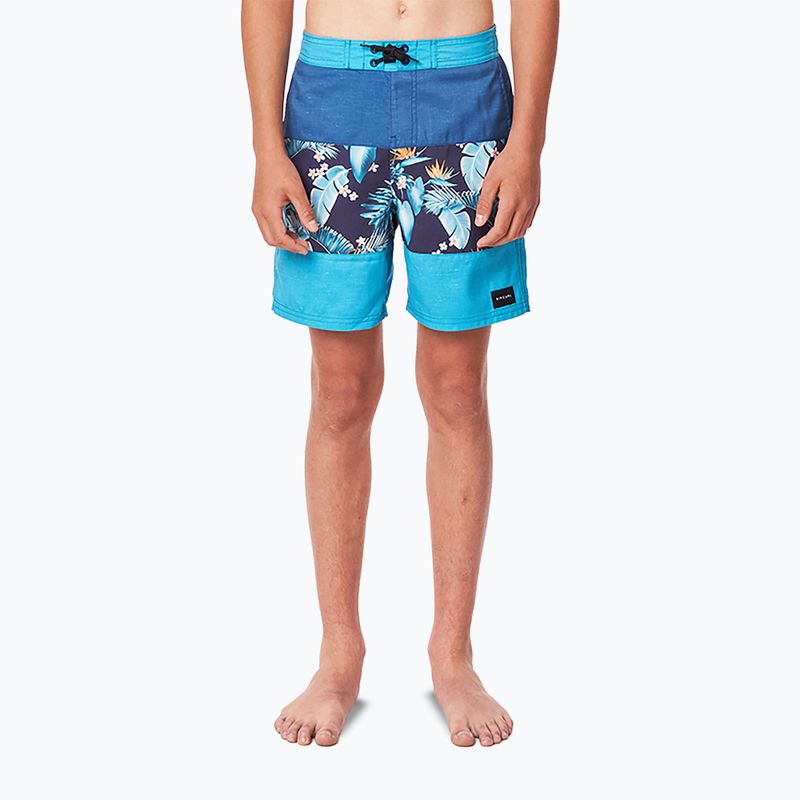 Rip Curl children's swim shorts Undertow Semi-Elasticated blue KBOGS4