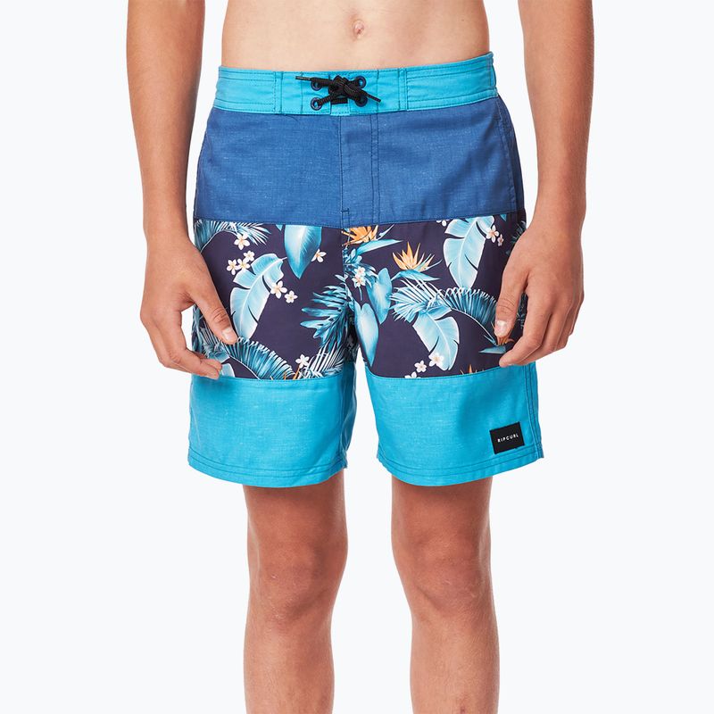 Rip Curl children's swim shorts Undertow Semi-Elasticated blue KBOGS4 4