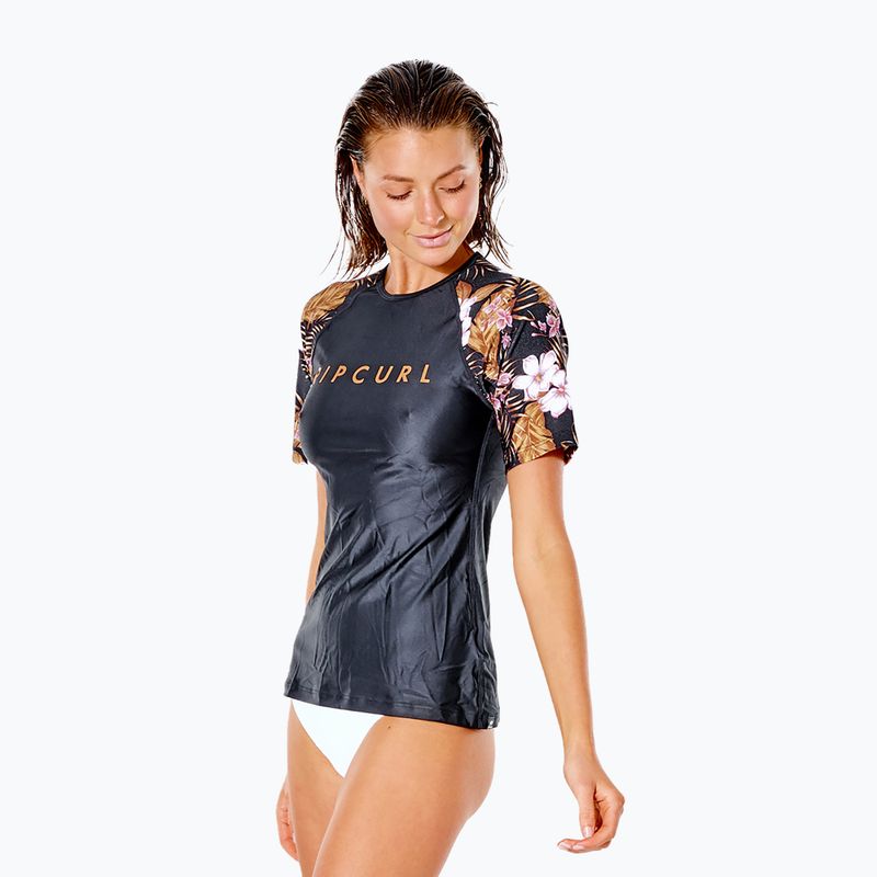Women's swim shirt Playabella Relaxed black 120WRV 2