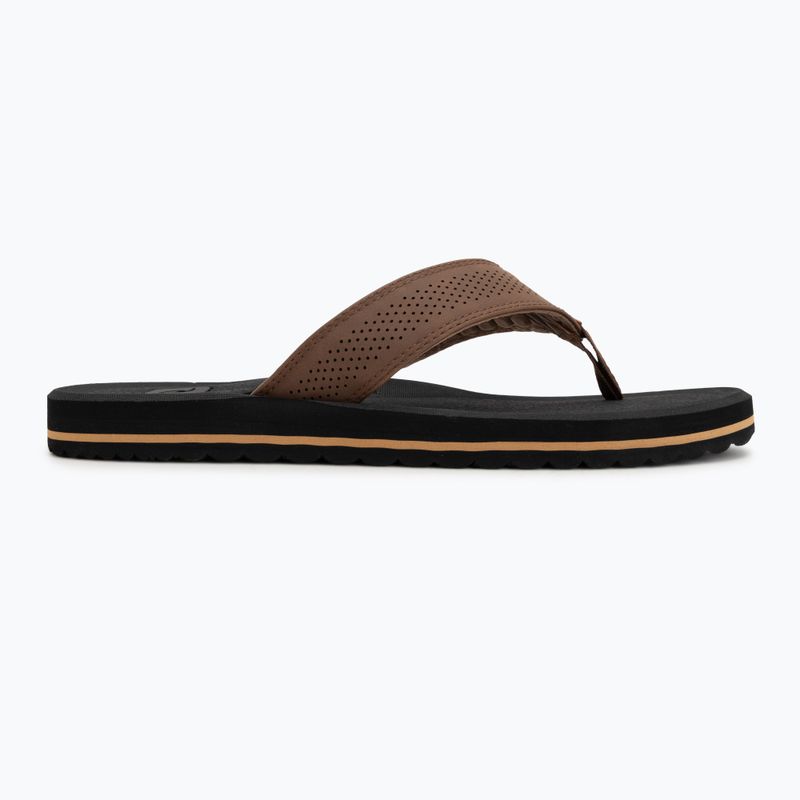 Men's flip-flops Rip Curl Chiba Open Toe brown/black 2