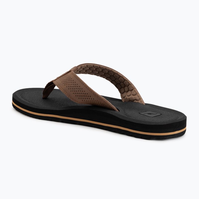 Men's flip-flops Rip Curl Chiba Open Toe brown/black 3