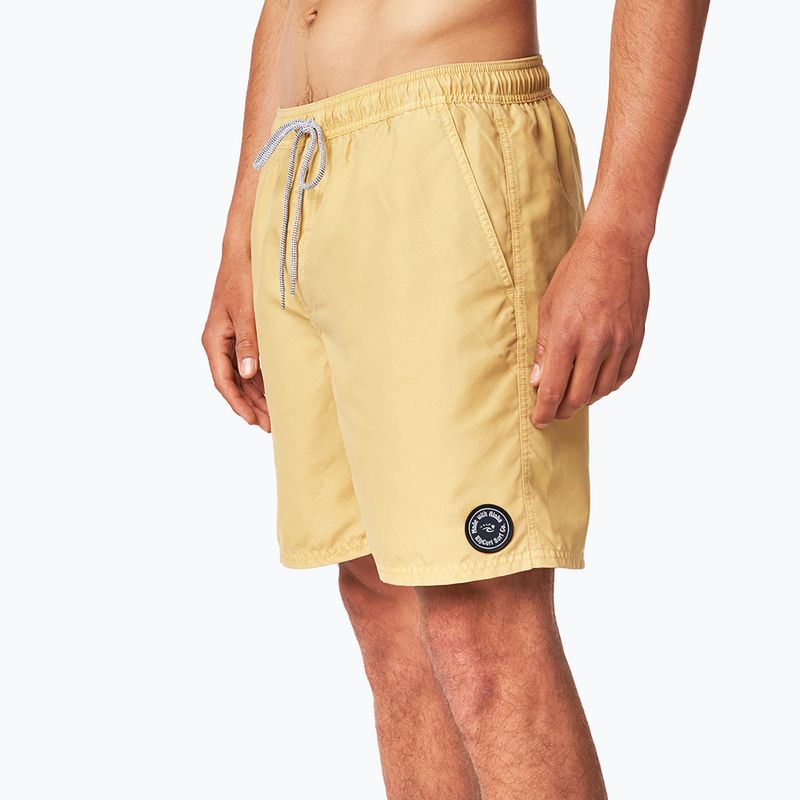 Men's Rip Curl Easy Living 16" Volley swim shorts yellow CBOVF4 2