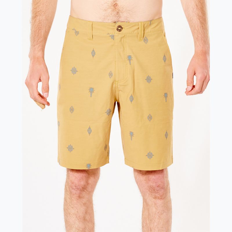 Rip Curl Boardwalk Salt Water Culture yellow men's swim shorts CWADN9 4