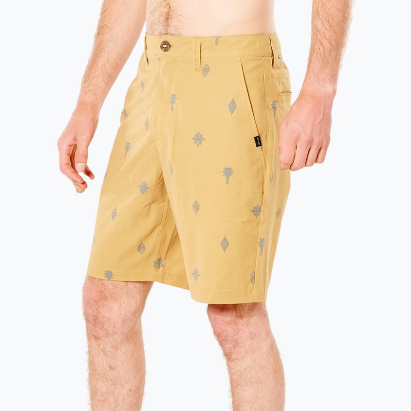 Rip Curl Boardwalk Salt Water Culture yellow men's swim shorts CWADN9 5