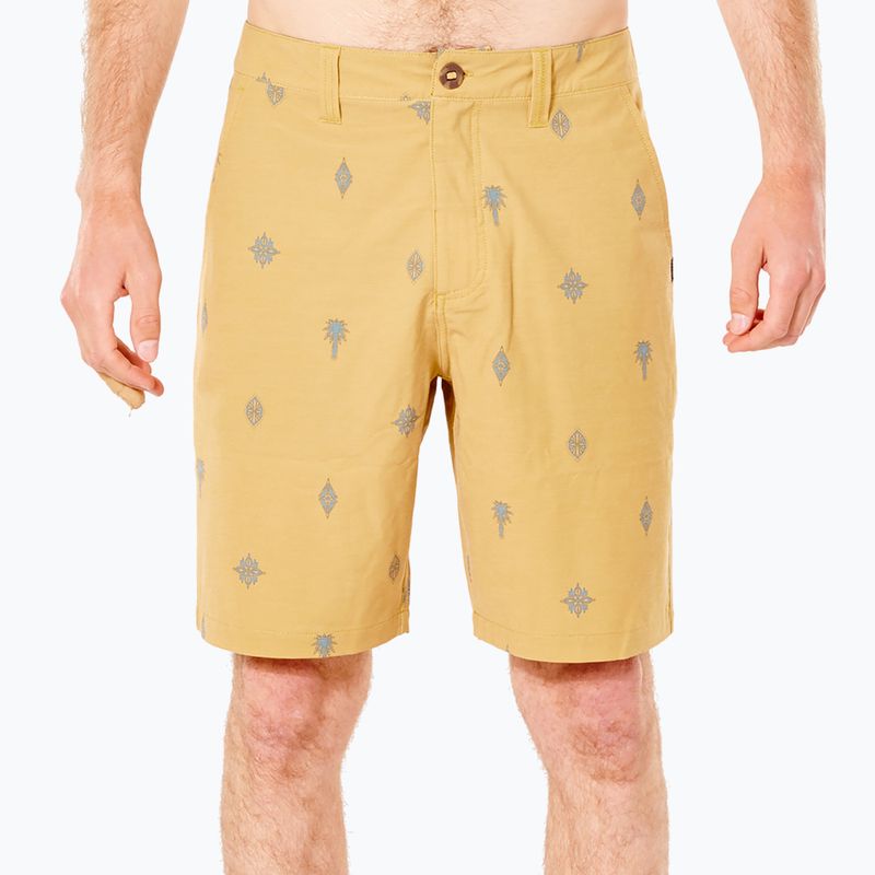 Rip Curl Boardwalk Salt Water Culture yellow men's swim shorts CWADN9