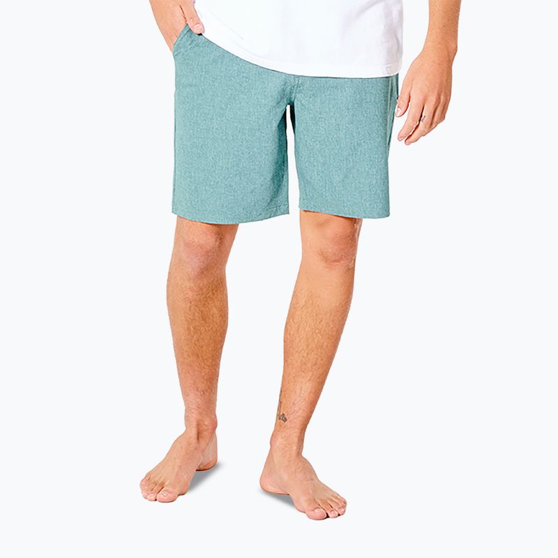 Rip Curl Boardwalk Oceanside green men's swim shorts CWANV9