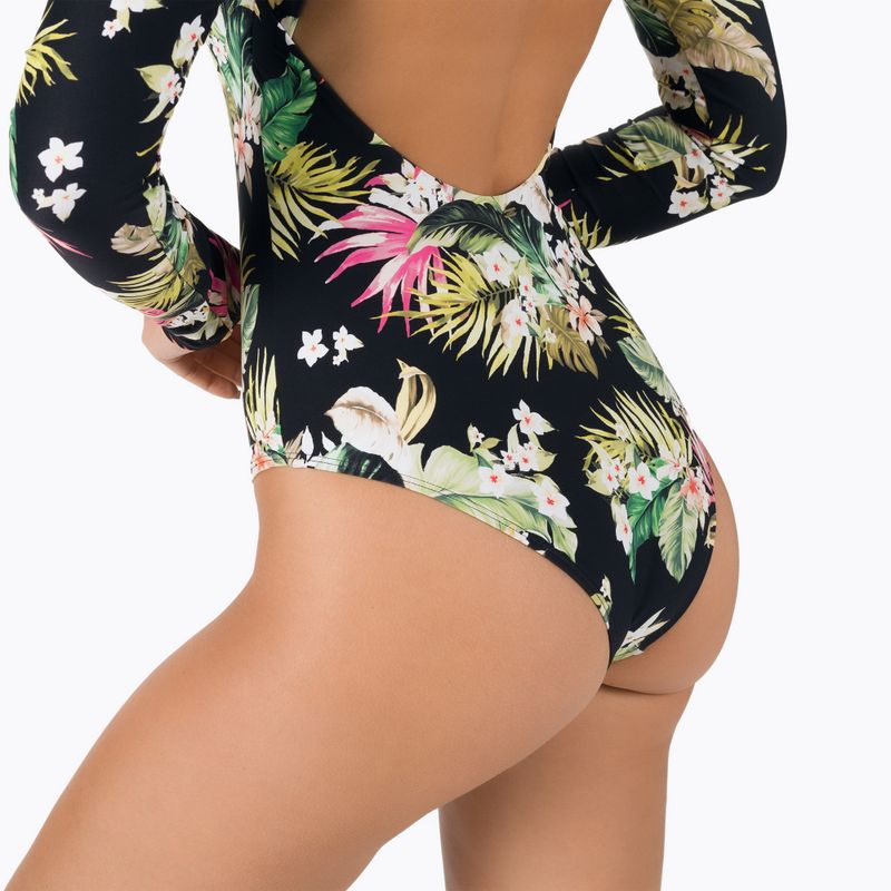 Women's one-piece swimsuit Rip Curl On The Coast black GSIXX9 6