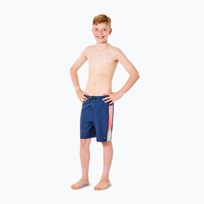 Rip Curl Mirage Mick Fanning children's swim shorts navy blue KBORX9 2
