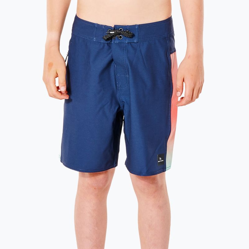 Rip Curl Mirage Mick Fanning children's swim shorts navy blue KBORX9 4