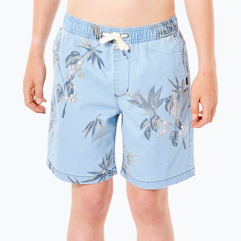 Rip Curl Orb Volley 1080 light blue children's swim shorts KWAOH9 4