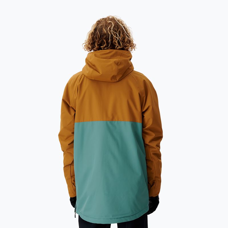 Men's Rip Curl Primative brown-green snowboard jacket 000MOU 146 3