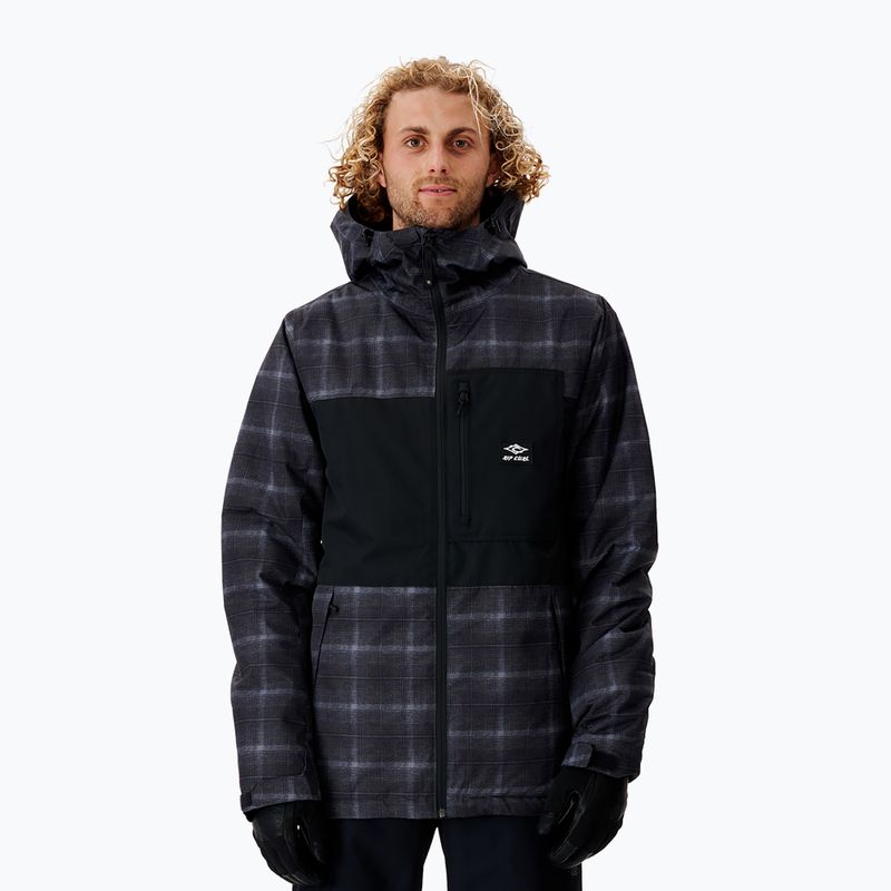 Men's Rip Curl Notch Up snowboard jacket black 005MOU 90