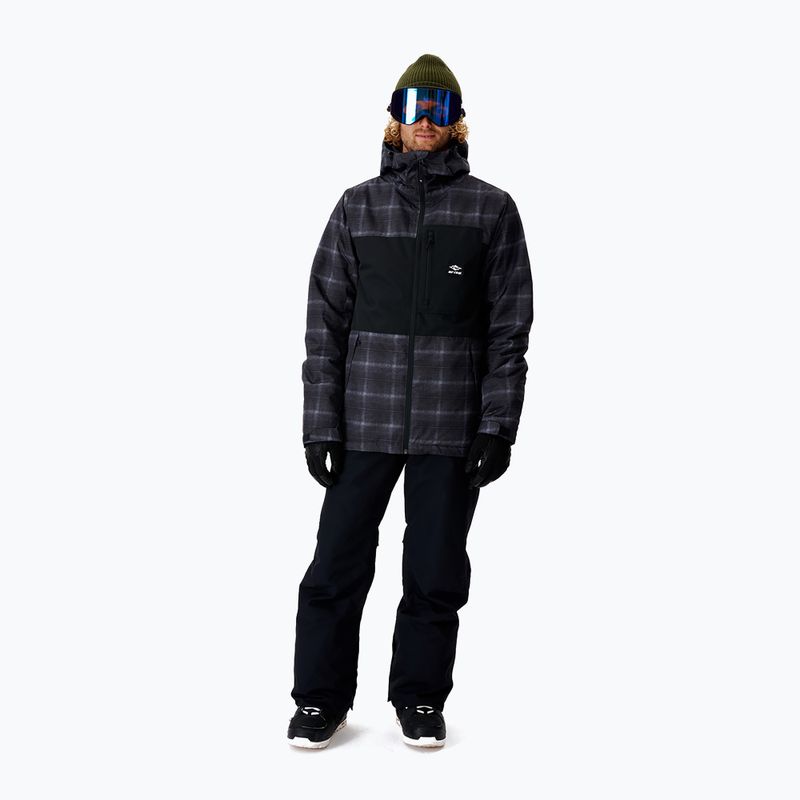 Men's Rip Curl Notch Up snowboard jacket black 005MOU 90 5