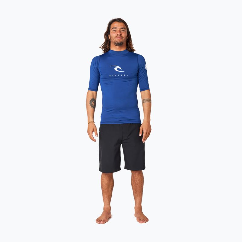 Rip Curl Corps 49 men's swim shirt navy blue 12JMRV 4