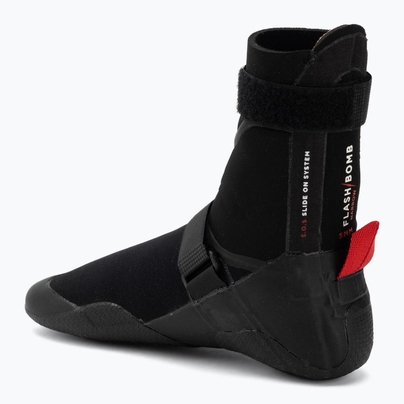 Men's neoprene boots Rip Curl Flashbomb 5 mm Narrow H S/Toe black 3