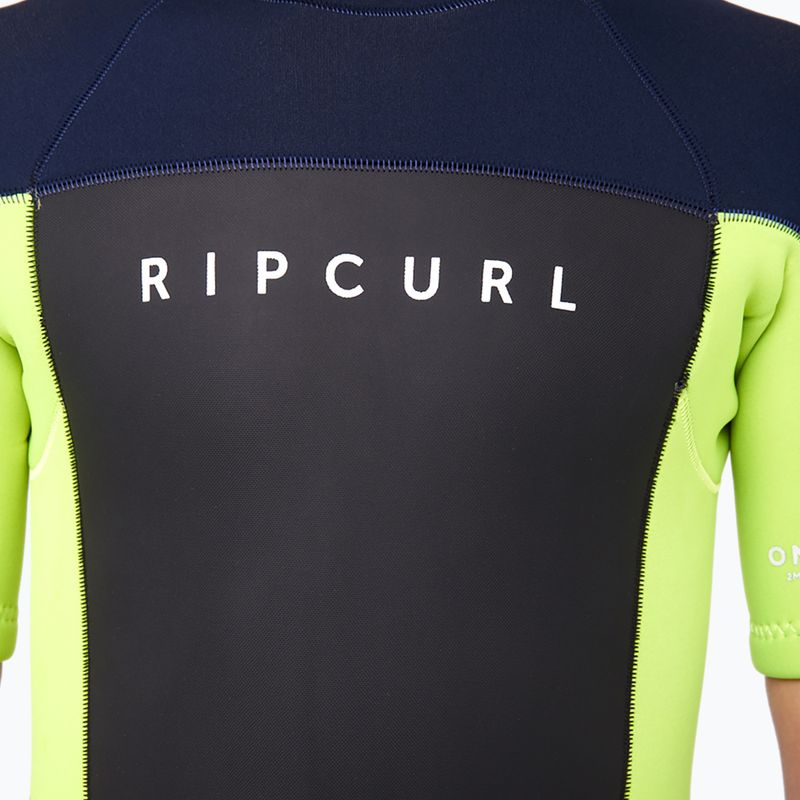 Rip Curl Omega B/Zip Spring 49 blue/blue children's wetsuit 113BSP 3