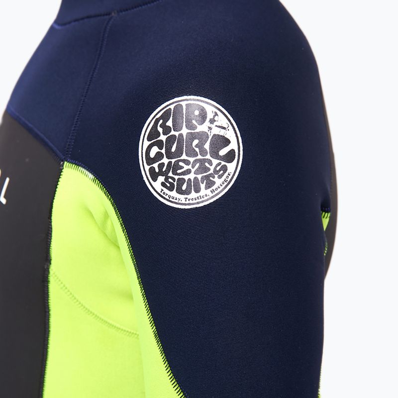 Rip Curl Omega B/Zip Spring 49 blue/blue children's wetsuit 113BSP 4