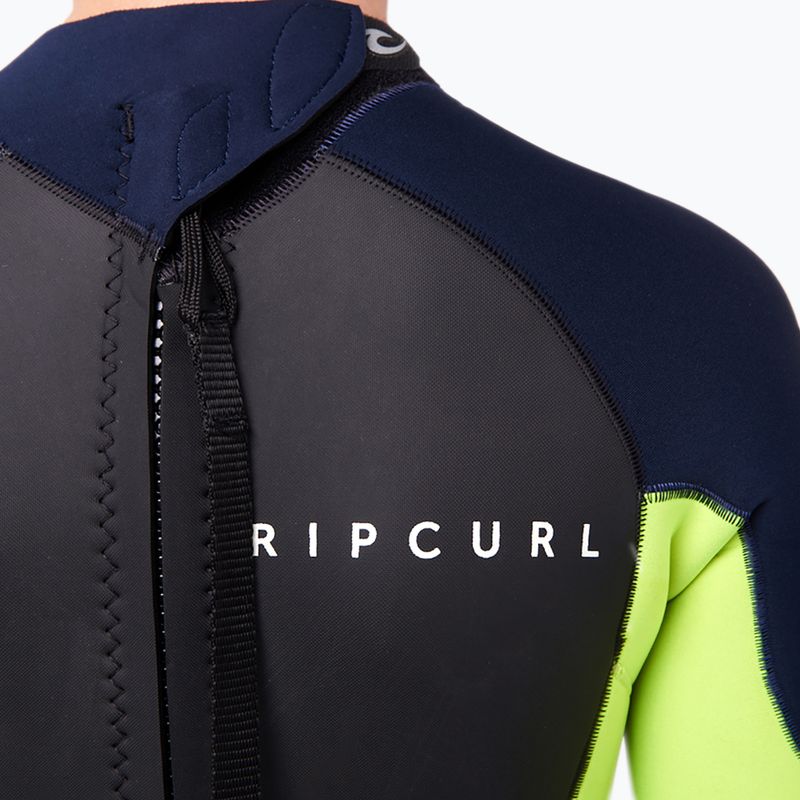 Rip Curl Omega B/Zip Spring 49 blue/blue children's wetsuit 113BSP 5