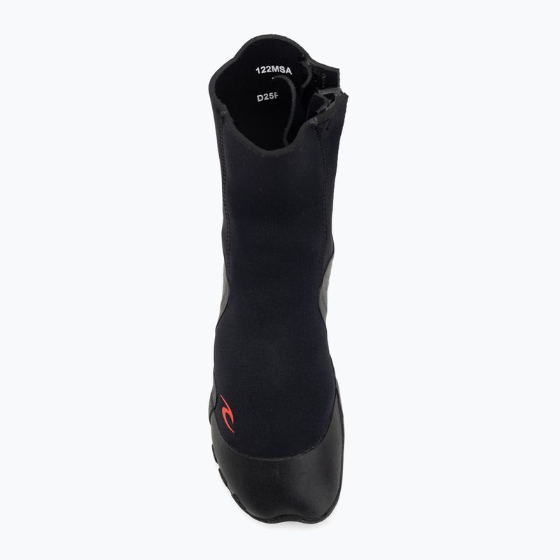 Neoprene shoes Rip Curl Omega 3mm Round Toe With Zip black 5