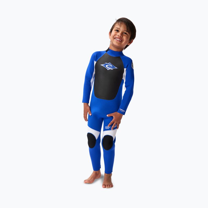 Children's wetsuit Rip Curl Groms Omega 4/3mm Back Zip blue 3