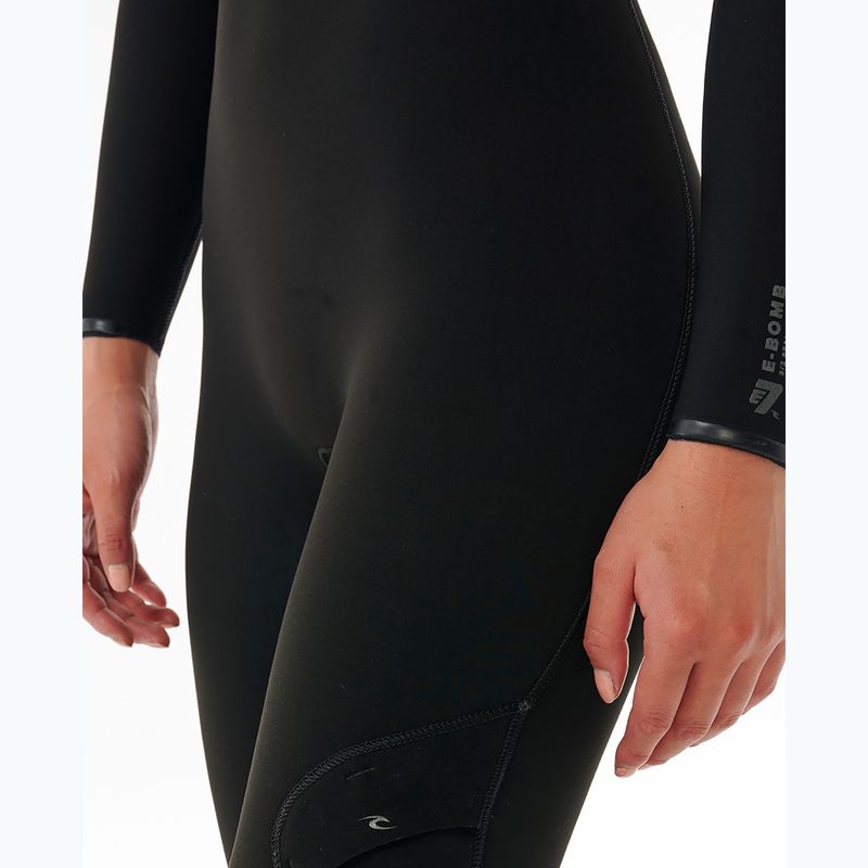 Rip Curl Ebomb 3/2 mm Zip Free women's wetsuit black 6