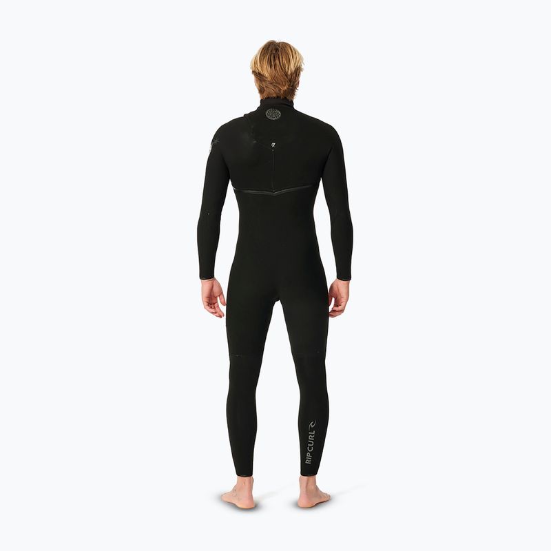 Men's Rip Curl E-Bomb 3/2 mm Zip Free Sub black Swim Foam 2