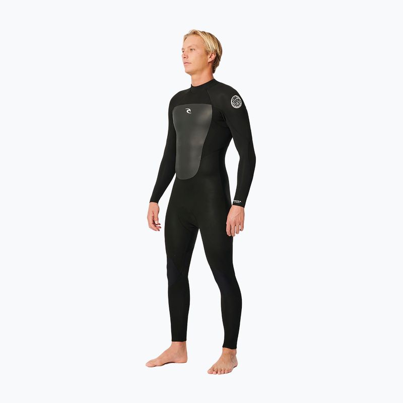 Rip Curl Omega 4/3 mm GB BZ Steamer black men's wetsuit 2